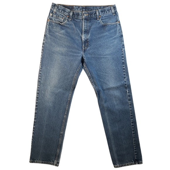 Levi's Other - Levi's 505 Regular Fit Jeans Mens W36 L32 Blue Denim Classic Casual K5